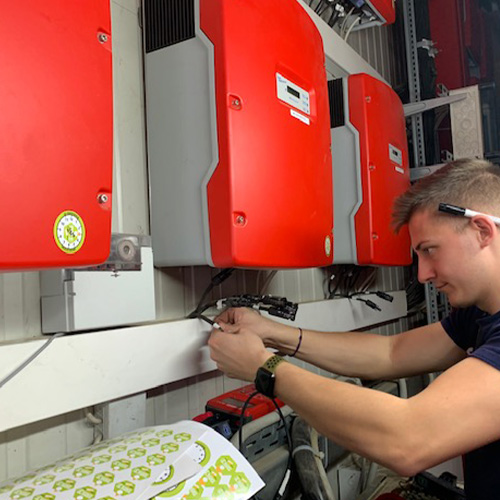 Solarreinigung Landwirtschaft